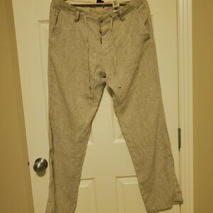 H & M 100 % Linen Pants  34 X 31